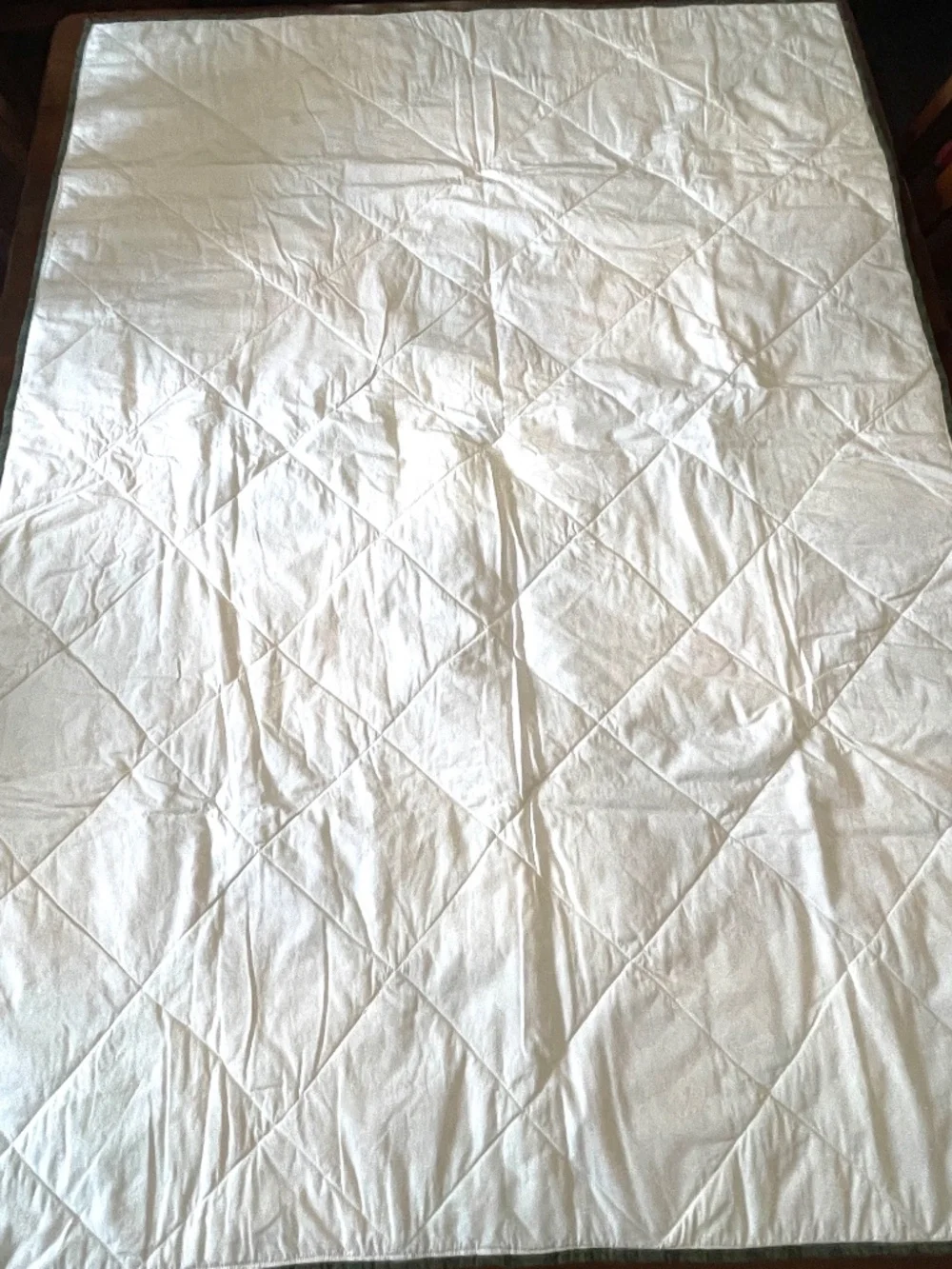 Handmade Quilt Whimsical Colorful Hand Embroidered Lap Child